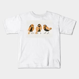 finches orange Kids T-Shirt